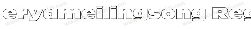 eryameilingsong Regu字体转换